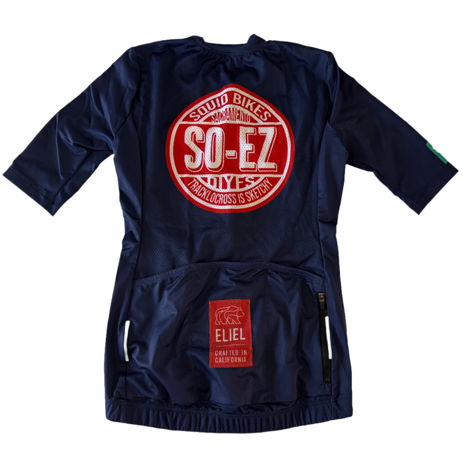 NEW - Squid x Eliel Jersey - Womens XS - SO-EZ Blue