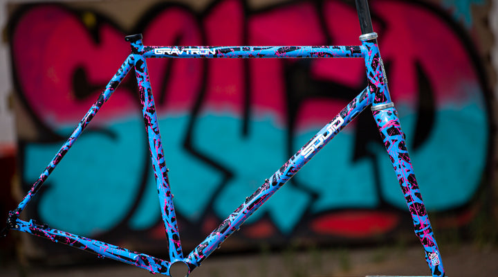 BECX Blue Black & Pink Drip & Splatter Gravtron