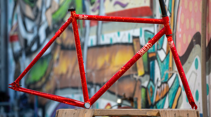 Red and Fluro Orange Splatter SO-EZ