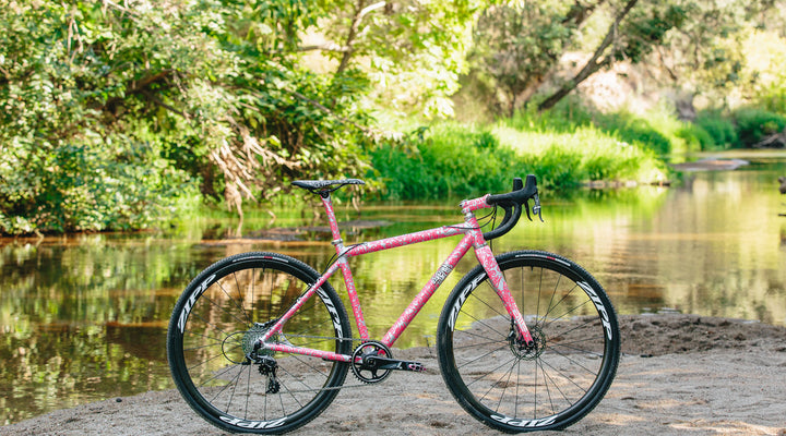Fluro Pink & Silver Vinyl SQUIDCROSS