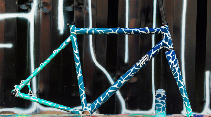 Blue & Silver Torn Tape SquidCross
