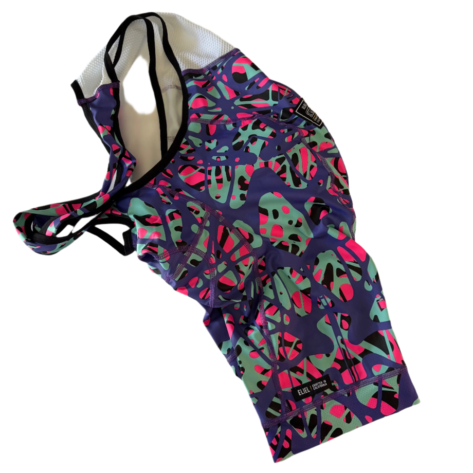 NEW - Squid x Eliel Bib Shorts - Mens Large - Wild Drip