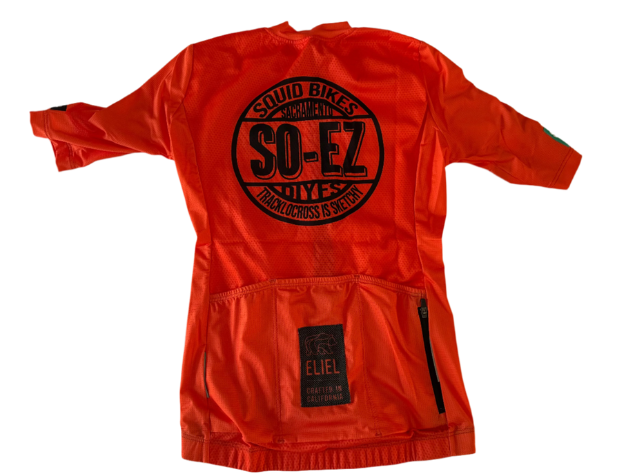 NEW - Squid x Eliel Jersey - Womens XS - SO-EZ Orange