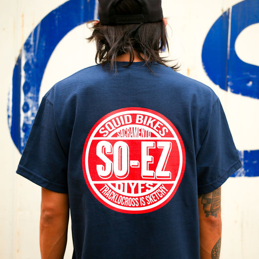 SO-EZ Circle Logo T-Shirt - Navy