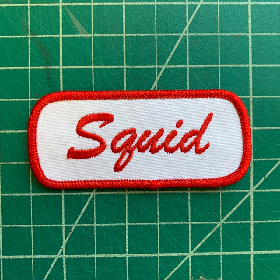 Squid Name Tag Patch